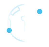 Cyan globe icon