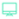 Green computer icon