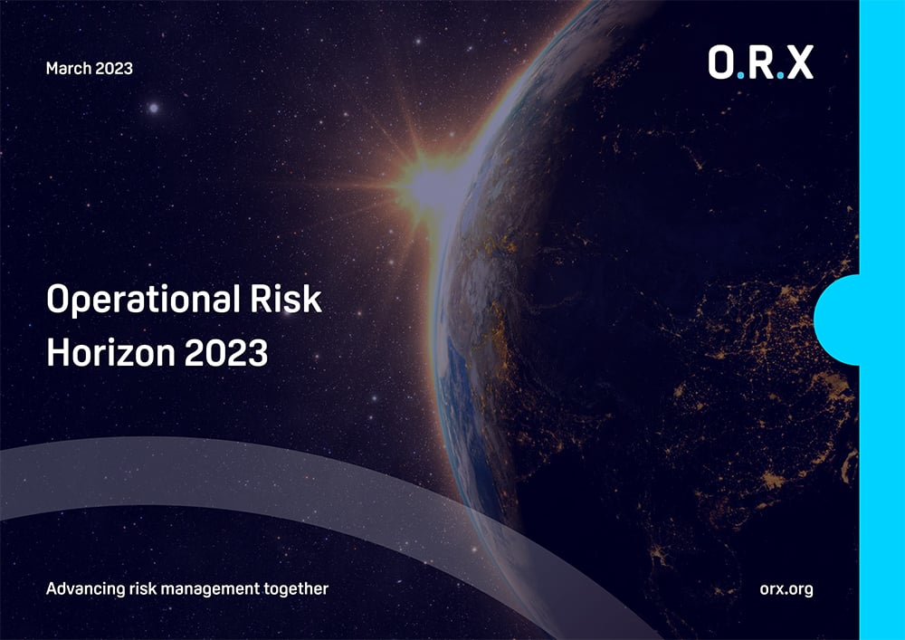 ORX Operational Risk Horizon 2023 Report Front Cover