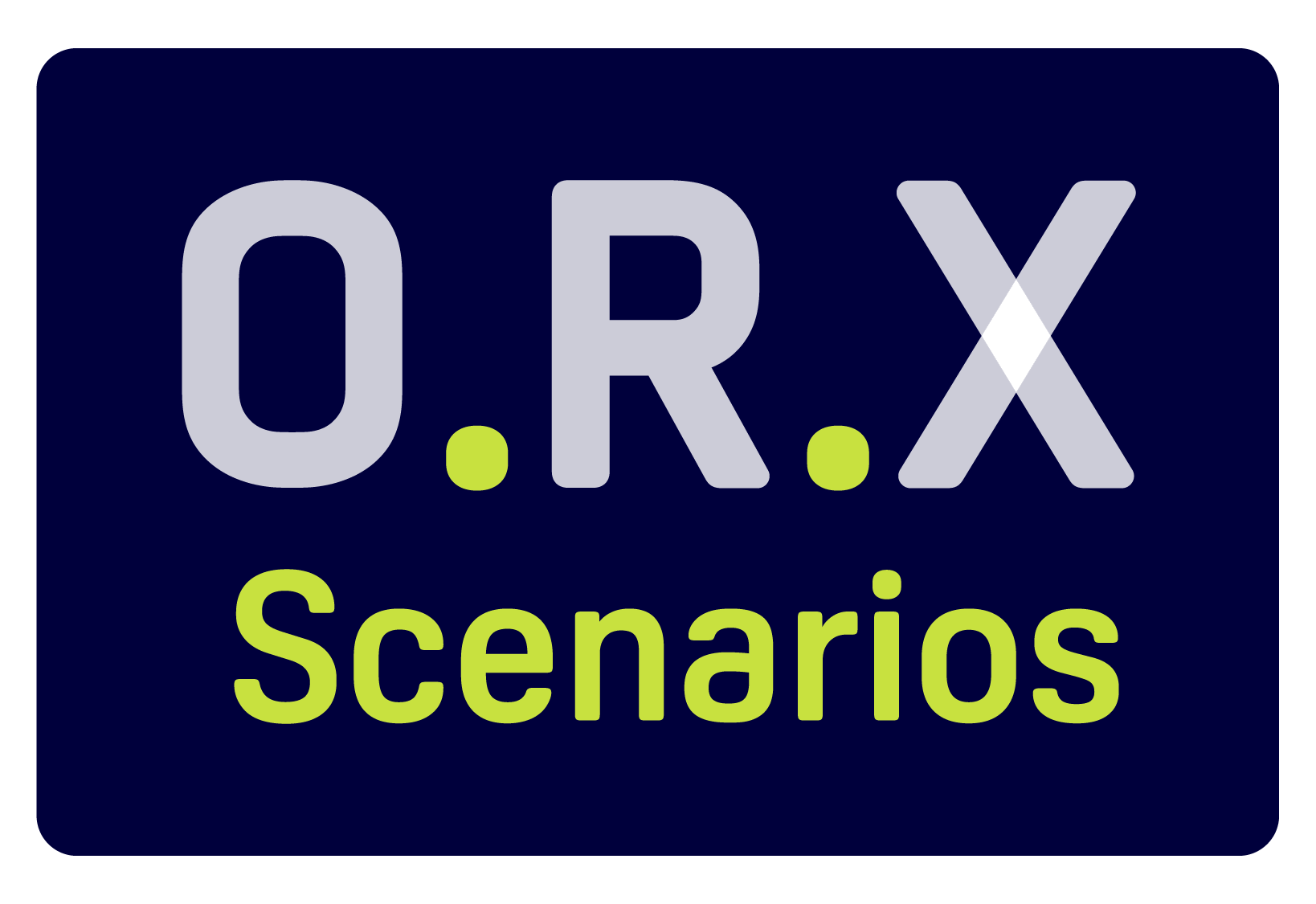 ORX Scenarios Vertical Lozenge Logo