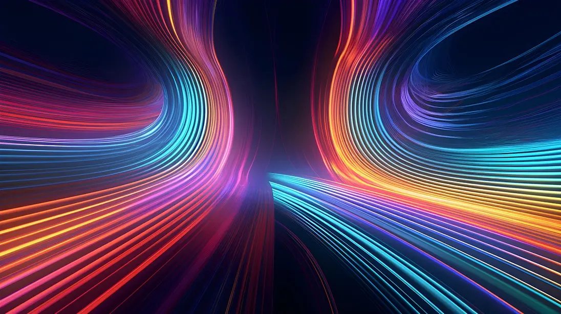 3D Abstract Multicolor Visualization