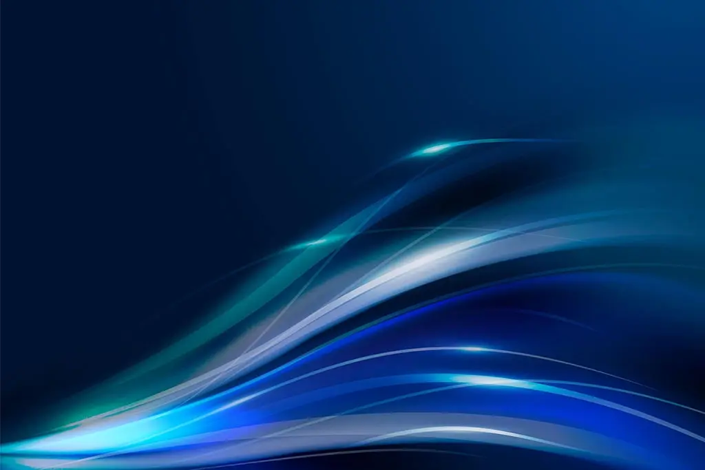Blue waves of light