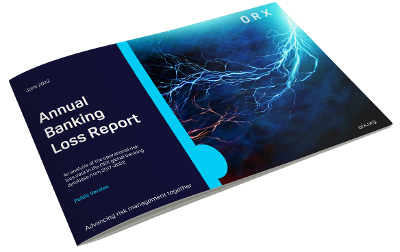 Banking Operational Risk Loss Data Report 2023 front cover